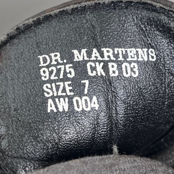 Vintage Dr. Martens Dark Brown Leather Ankle Boots size 7 - Picture 15 of 16